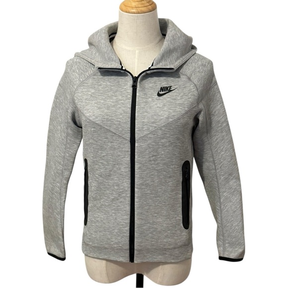 Nike Other - Nike Tech Fleece Hoodie Kids Size M Gray Full Zip Sweatshirt Jacket